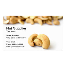 proveedor de la nuez tarjeta de visita