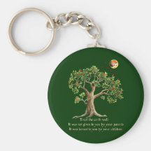 Proverbio de la naturaleza del Kenyan Llaveros Personalizados