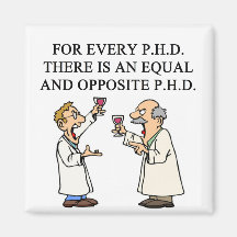 Proverbio del PHD Imán Para Frigorifico