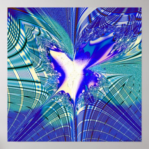 Proyección 1.3h del fractal poster