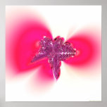 Proyección 1.3i4 del fractal posters