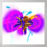 Proyección 1.3k del fractal impresiones