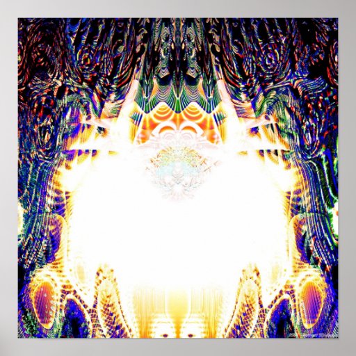 Proyección 2,2 del fractal posters