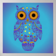 Proyecto original del búho de H00t Poster