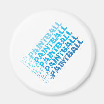 Proyecto original Paintball Imán Para Frigorífico
