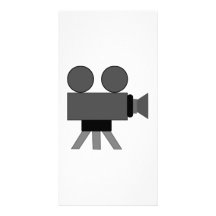 Proyector de película de cine tarjeta fotográfica