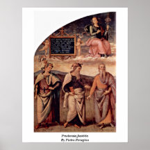 Prudenzia Justitia de Pedro Perugino Posters