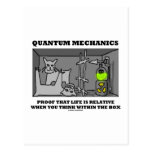 Prueba de los mecánicos de Quantum que la vida es  Tarjeta Postal