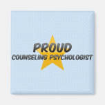 Psicólogo de asesoramiento orgulloso imán