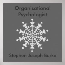 Psicólogo de organización - Stephen José Burke Poster
