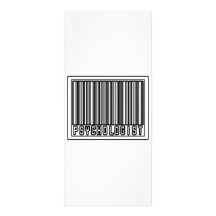 Psicólogo del código de barras lonas publicitarias