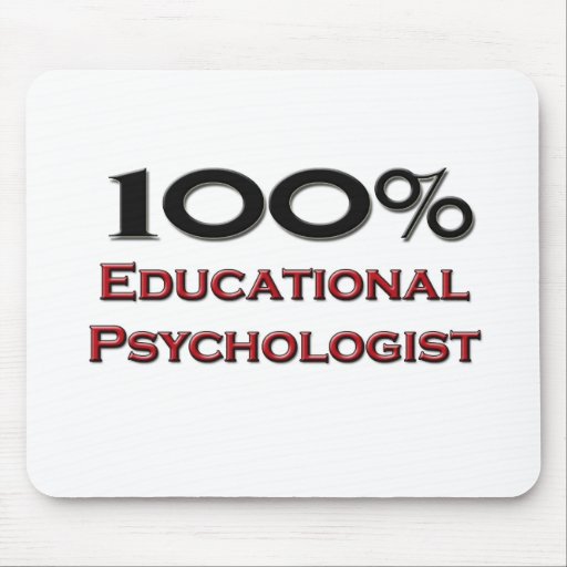 Psicólogo educativo del 100 por ciento alfombrillas de ratones