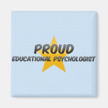 Psicólogo educativo orgulloso imanes para frigoríficos