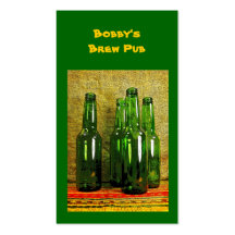 Pub de Brew Plantillas De Tarjeta De Negocio
