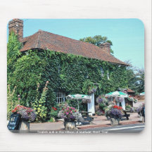 Pub inglés en el pueblo de Matfield, Kent, Inglés Alfombrillas De Ratones