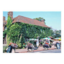 Pub inglés en el pueblo de Matfield, Kent, Inglés Comunicados Personalizados