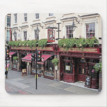 Pub Mousepad de Londres Tapetes De Ratones