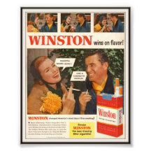 Publicidad de cigarrillo de Winston del vintage 19 Fotografías