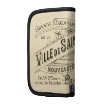 Publicidad del francés del vintage organizador
