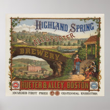 Publicidad del vintage del ~ de la cervecería de l posters