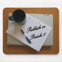 Publique o fallezca el mousepad