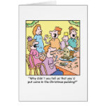 Pudín del dibujo animado del navidad tarjetas