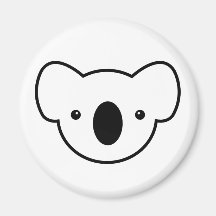 Pudín la koala iman para frigorífico