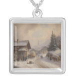 Pueblo alemán en invierno joyeria personalizada