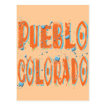 PUEBLO COLORADO TARJETA POSTAL