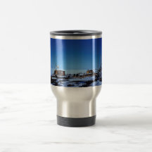 Pueblo de la isla de trueque taza