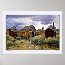 Pueblo fantasma de Bodie California Posters