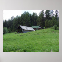 Pueblo fantasma del granate, Montana Impresiones