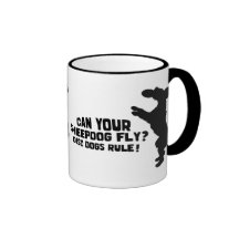 Puede su taza de la mosca del perro pastor