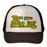 Puede usted cavarlo retro gorro de camionero