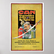 Pueden las verduras, la fruta y el Kaiser también Posters