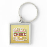 Puedo tengo Cheezburger (la sombra) llaveros