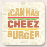 Puedo tengo logotipo de Cheezburger Posavasos De Bebidas