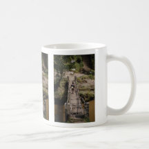 Puente colgante, Bali, Indonesia Taza