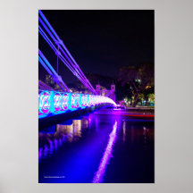 Puente colgante de Cavenagh Poster