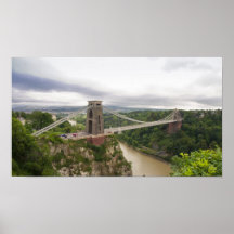 Puente colgante de Clifton Poster