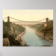 Puente colgante II, Bristol, Inglaterra de Clifton Impresiones