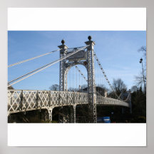 Puente colgante - lona poster