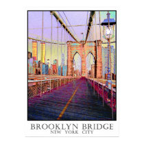Puente de Brooklyn, New York City posters
