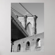 Puente de Brooklyn, New York City Posters