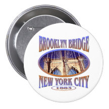 Puente de Brooklyn Nueva York Pin