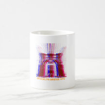 puente de Brooklyn Tazas De Café