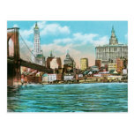 Puente de Brooklyn, Woolworth y Municipal… Postal