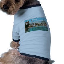 Puente de Brooklyn, Woolworth y Municipal… Camisa De Mascota