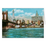 Puente de Brooklyn, Woolworth y Municipal… Tarjeton
