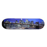 Puente de Brooklyn y horizonte de Manhattan Monopatines Personalizados